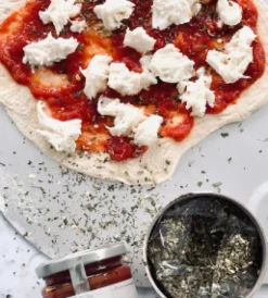 Made by Mama Pizzahjul -Rustfritt stål- Til Kjøkkenbenken
