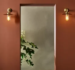 Astro Portree wall solid brass- Vegglampe|Utelamper