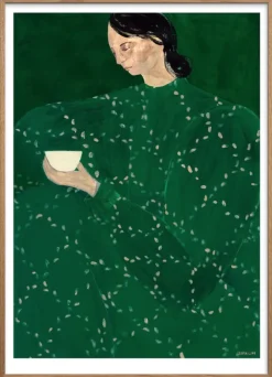 Poster &amp; Frame Poster -Coffee Alone At Place De Clichy- Bilder / Postere / Veggdecor