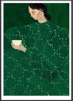 Poster &amp; Frame Poster -Coffee Alone At Place De Clichy- Bilder / Postere / Veggdecor