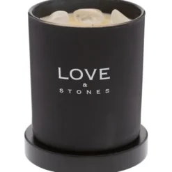 Love &amp; Stones Power Krystall Kvarts Duftlys- Duftlys/Duftolje|Lysestaker / Lyslykter / Lys