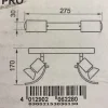 Grossmann PRO Dobbel vegg/taklampe – Krom- Taklamper Og Plafond