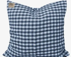 Lovely Linen Putetrekk i Lin 50×50 – Square Denim Blue- Puter