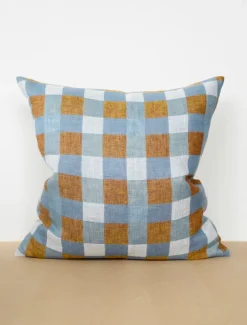 Fine Little Day Putetrekk i lin -Rutan, 45×45- Puter