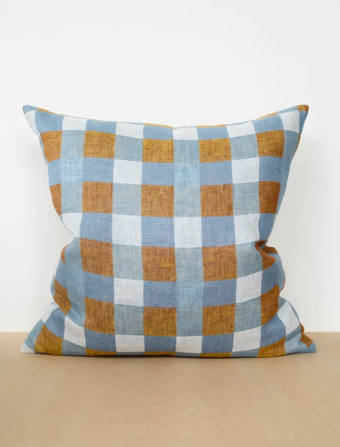 Fine Little Day Putetrekk i lin -Rutan, 45×45- Puter
