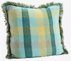 Madam Stoltz Putetrekk med ruter 60×60- Puter