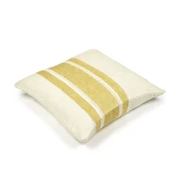 Libeco Putetrekk -The Belgian Pillow -Mustard Stripe 50×50- Puter