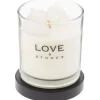 Love &amp; Stones Raw Energy Krystall Kvarts Duftlys- Duftlys/Duftolje|Lysestaker / Lyslykter / Lys