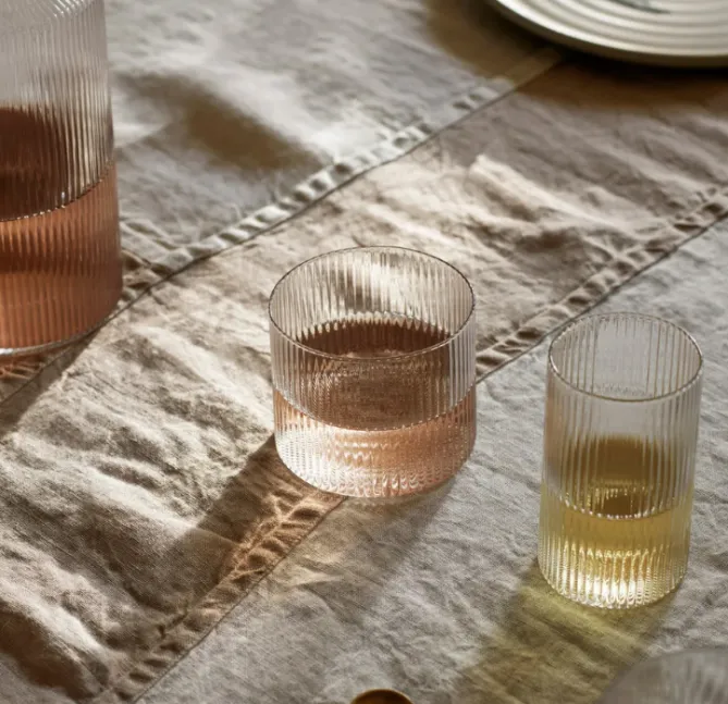 Ferm Living Ripple – Verrines glass 4pk- Til Det Dekkede Bordet