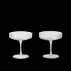 Ferm Living Ripple champagneglass – 2pk- Til Det Dekkede Bordet