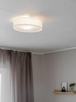 PR Home Sam Plafond -Hvit Lin- Taklamper Og Plafond