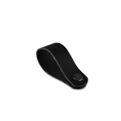 Stuff Serviettring i skinn -Sort ,6 pk- Til Det Dekkede Bordet