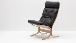 LK Hjelle Siesta Classic 60 år! -Skinn fra Norske kuer- Loungestoler