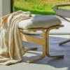 LK Hjelle Siesta Ovis – fotskammel- Loungestoler