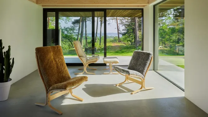 LK Hjelle Siesta Ovis – maple- Loungestoler
