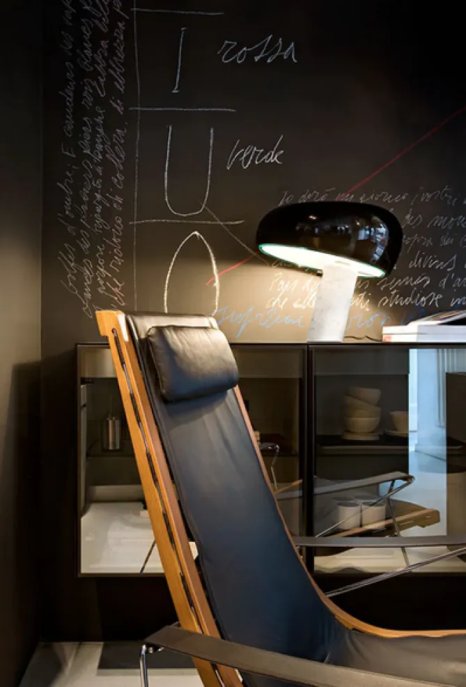Flos SNOOPY bordlampe – sort- Bordlampe