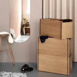 MOEBE Storage box lokk – eik- Hyller Og Garderobe|Oppbevaring
