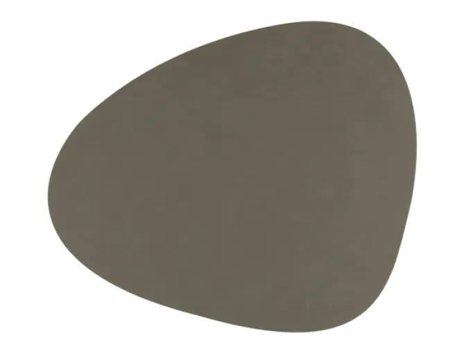 LindDNA Table mat curve L Army Green- Til Det Dekkede Bordet