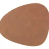 LindDNA Table mat curve L Brown- Til Det Dekkede Bordet