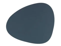 LindDNA Table mat curve L Dark Blue- Til Det Dekkede Bordet