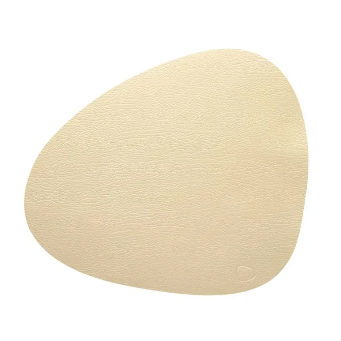 LindDNA Table mat curve L Hippo Gold- Til Det Dekkede Bordet