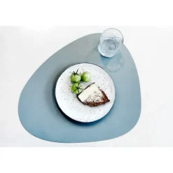 LindDNA Table mat curve L Light Blue- Til Det Dekkede Bordet
