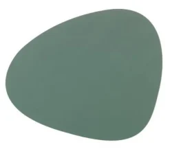 LindDNA Table mat curve L Pastel Green- Til Det Dekkede Bordet