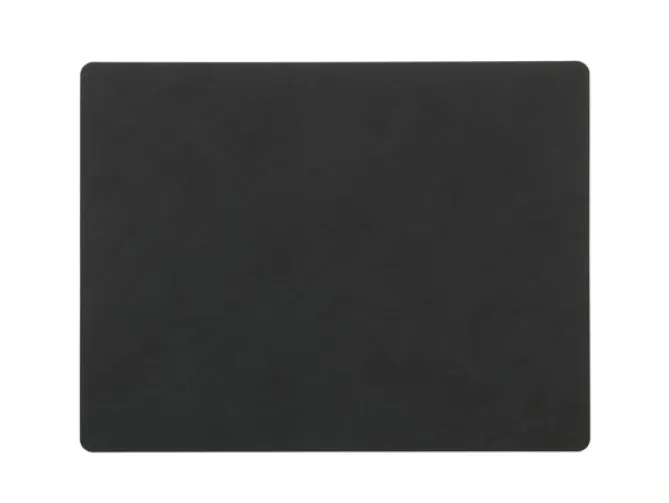 LindDNA Table mat square L – Black- Til Det Dekkede Bordet