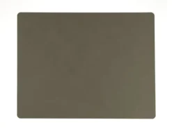LindDNA Table mat square L Army Green- Til Det Dekkede Bordet