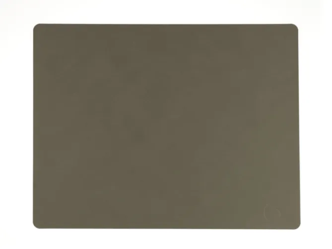 LindDNA Table mat square L Army Green- Til Det Dekkede Bordet
