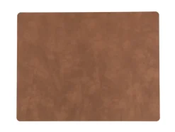 LindDNA Table mat square L Brown- Til Det Dekkede Bordet