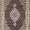 Rezas Tabriz Indi Black Cream gulvteppe- Gulvtepper