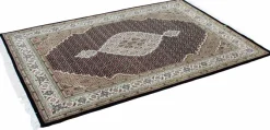 Rezas Tabriz Indi Black Cream gulvteppe- Gulvtepper