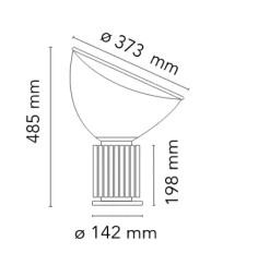 Flos Taccia – liten- Bordlampe