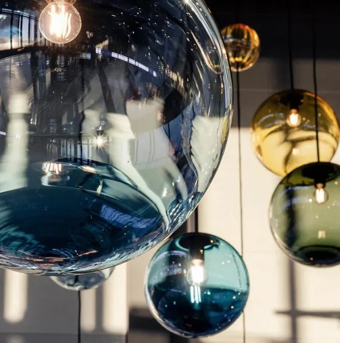 Hadeland Glassverk Taklampe Arkiv 4014 -Kakao Ø400- Taklamper Og Plafond