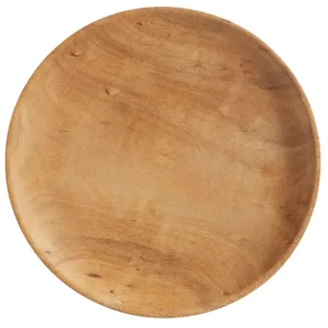 Muubs Tallerken 26 -Teak- Til Det Dekkede Bordet|Fat / Brett / Skåler