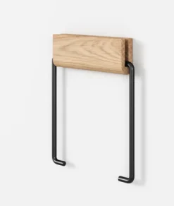 MOEBE Toalettrullholder – oak/ black- Bad