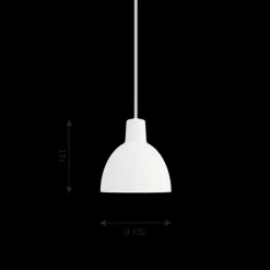 Louis Poulsen Toldbod 120 Pendel – White- Taklamper Og Plafond