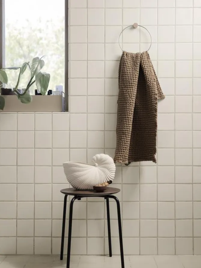 Ferm Living Towel hanger chrome- Bad