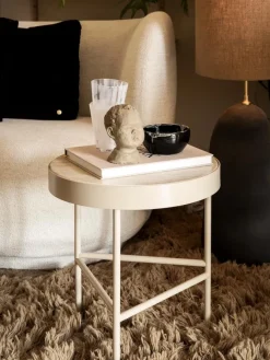 Ferm Living Travertine Table -M- Cashmere- Bord
