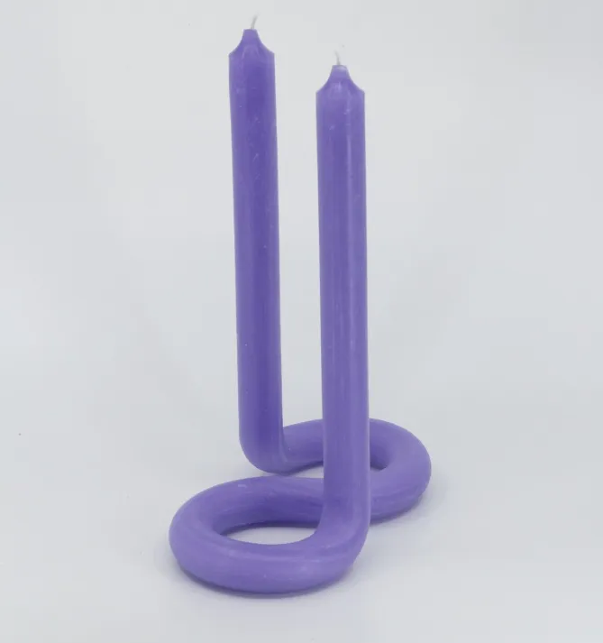 Twist lys, lavendel- Lysestaker / Lyslykter / Lys