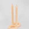 Twist lys, peach- Lysestaker / Lyslykter / Lys