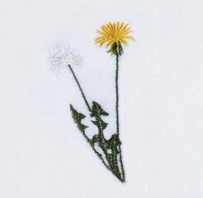 Langkilde & Su00f8n Tøyserviett Flora – Løvetann- Til Det Dekkede Bordet