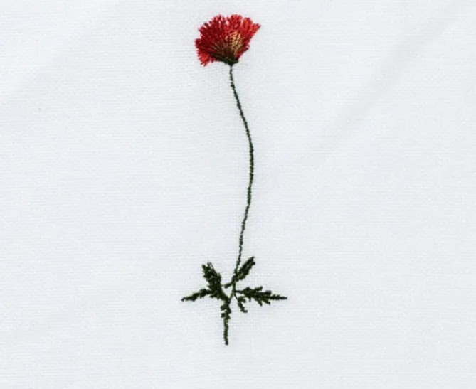 Langkilde & Su00f8n Tøyserviett Flora – Valmue- Til Det Dekkede Bordet