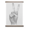Paper Collective V Hand 50 x 70 cm- Bilder / Postere / Veggdecor