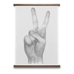 Paper Collective V Hand 50 x 70 cm- Bilder / Postere / Veggdecor