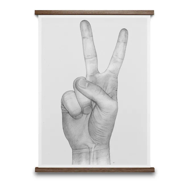Paper Collective V Hand 50 x 70 cm- Bilder / Postere / Veggdecor