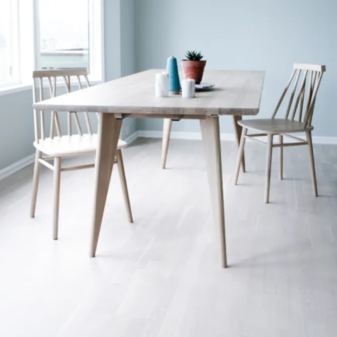 YGG & LYNG Viken Spisebord – white oiled – 180- Bord