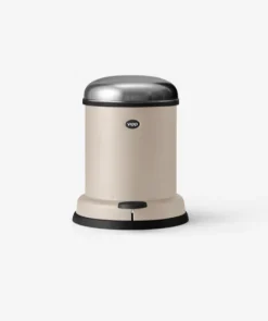 Vipp 14 Bøtte – pedalbøtte 8L, Beige- Rent Hjem|Bad