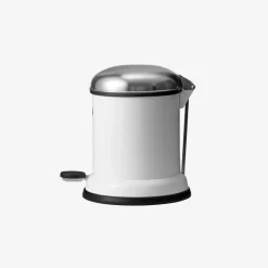 Vipp 13 Bøtte – pedalbøtte 4L, hvit- Rent Hjem|Bad